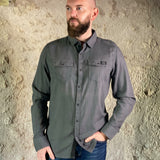 Chemise Menka - gris ciment - SUN VALLEY HOMME