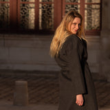 Manteau Gris en laine