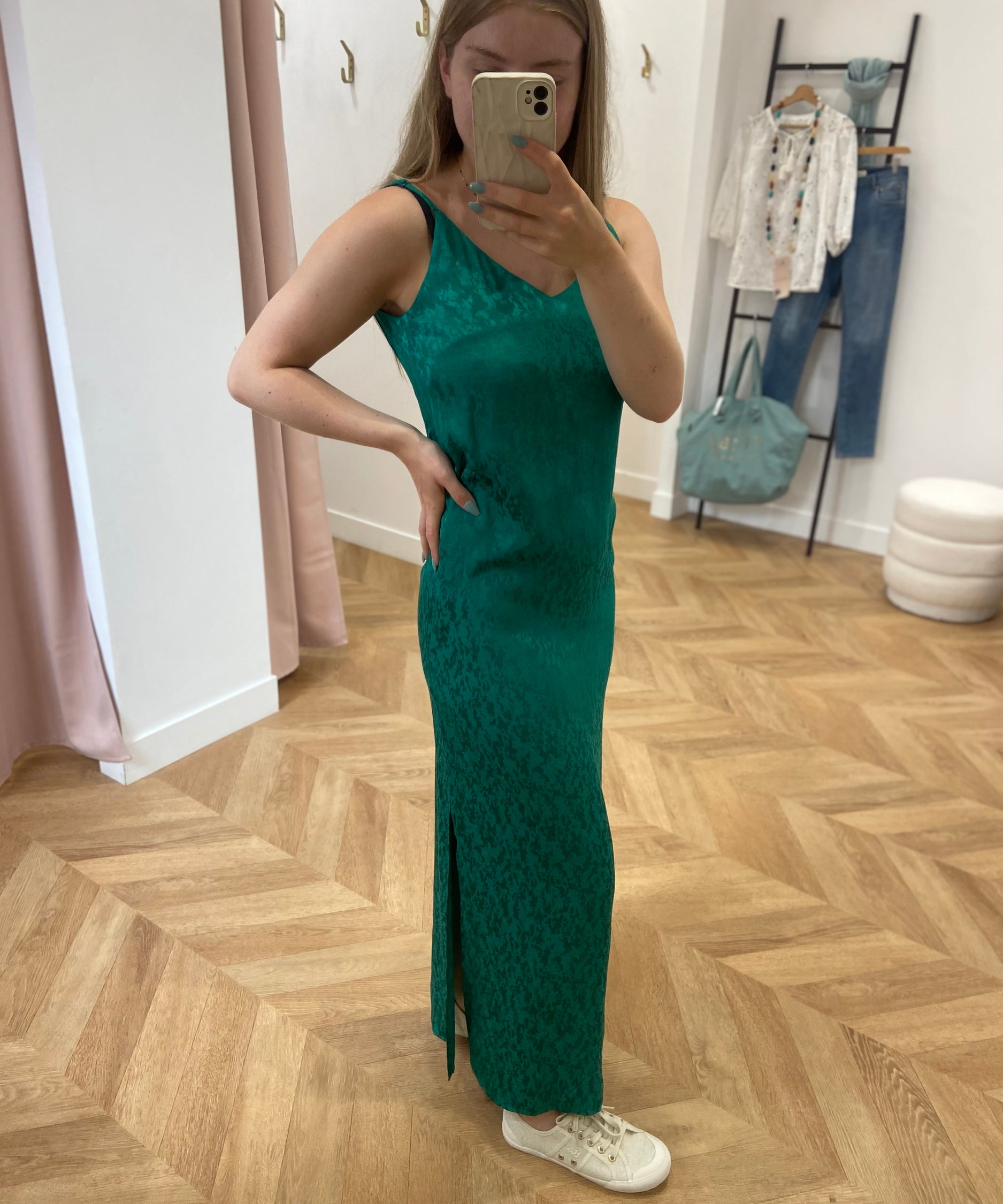 Robe Michaela - Vert - GRACE & MILA