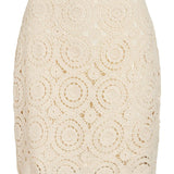 Mini jupe crochet Virisse - Beige - VILA