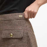 Mini-jupe Sophia en laine - Motifs multiples - BARBOUR FEMME