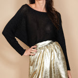 Mini-jupe gold
