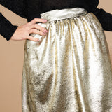 Mini-jupe gold