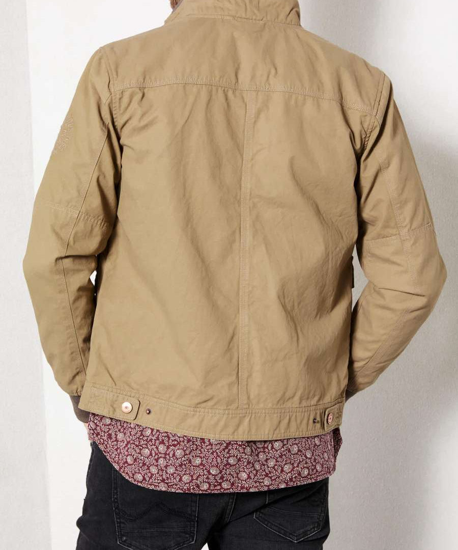 Blouson Petrol Industries beige foncé
