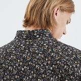 Chemise slim imprimé fleurs - Noir - IKKS MEN