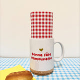 Mom Pop Mug with lid - White - MARCEL & LILY