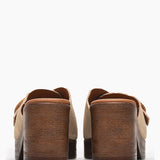 Mules à talon bloc 5611 - Beige - EVA FRUTOS