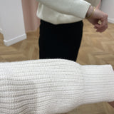 Pull oversize Naiki - Ecru - GRACE & MILA