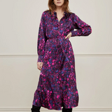 Robe longue Noa - violette - Fabienne Chapot