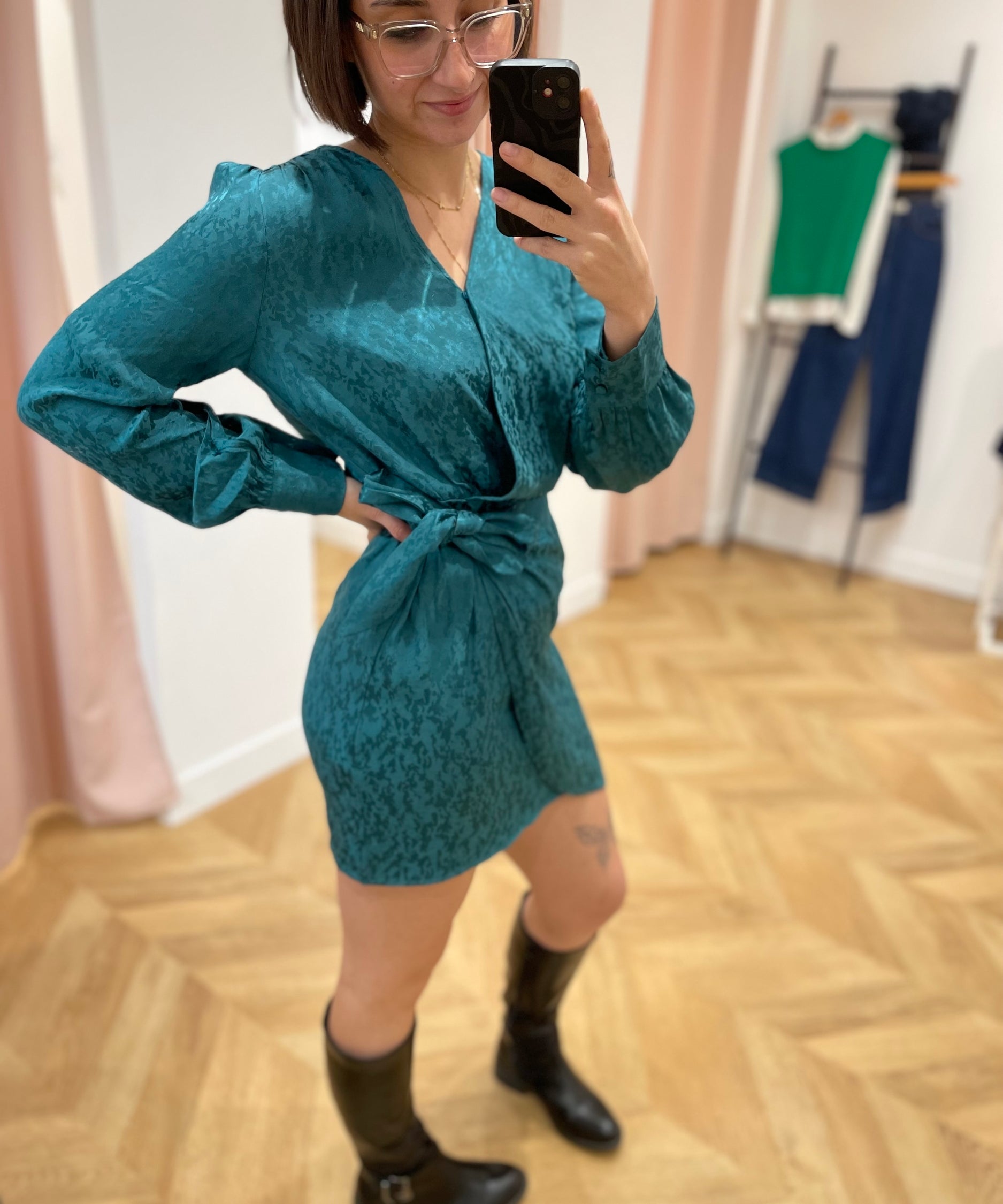 Robe Nuance - Verte - GRACE & MILA