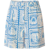 Short ample imprimé resort Objvima - Bleu ciel - OBJECT