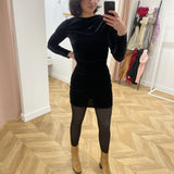 Robe courte Oceane - Noire - GRACE & MILA
