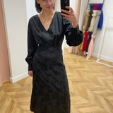 Robe longue Olsen - Noire - GRACE & MILA