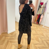 Robe courte Oprah - Noire - GRACE & MILA