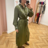 Robe longue Oriany - Olive - AN'GE