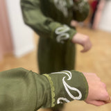 Robe longue Oriany - Olive - AN'GE