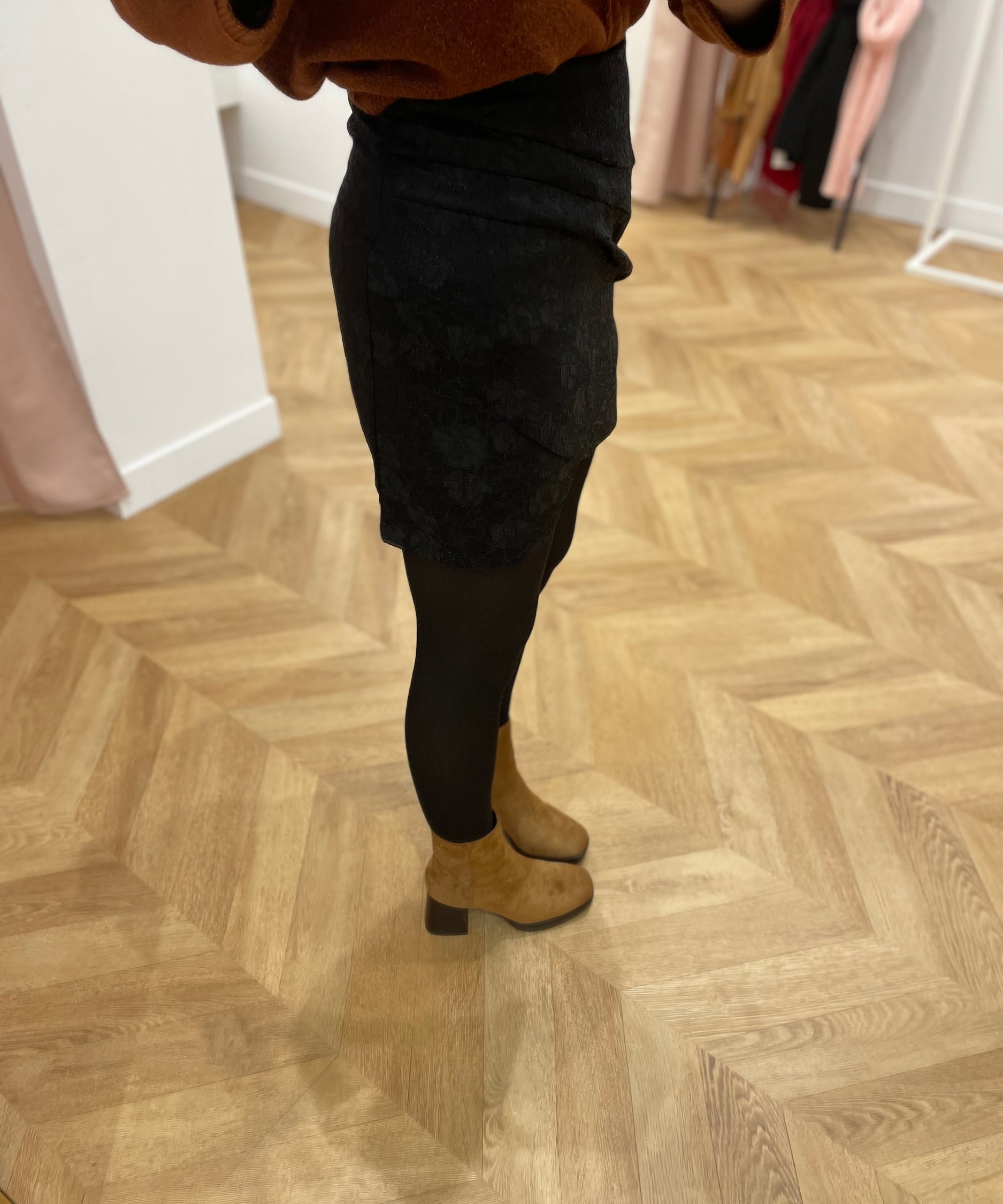 Jupe courte Orsay - Noire - GRACE & MILA