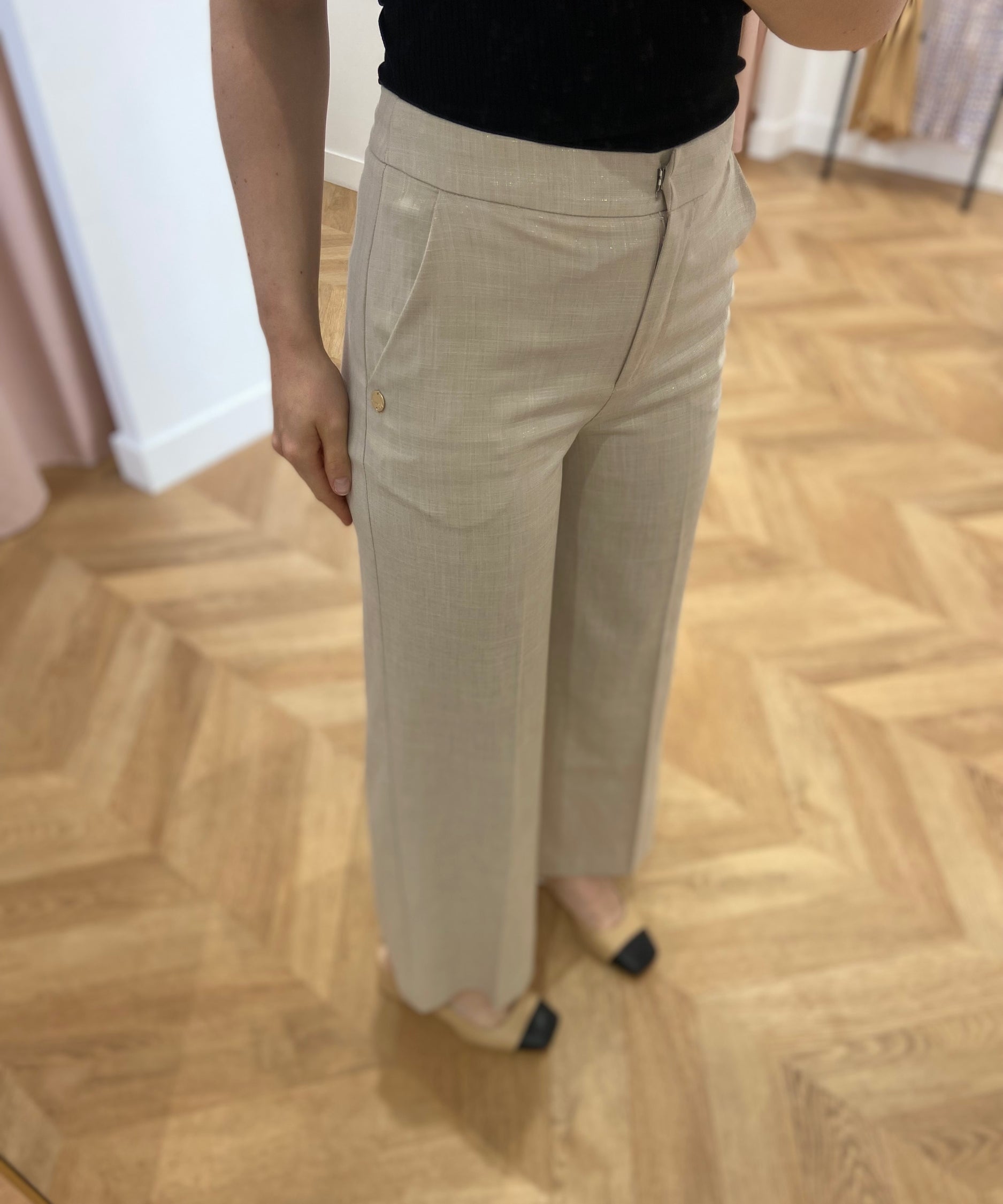 Trousers PA060 - Sand - LOLA ESPELETA