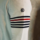 Pull col zippé - blanc - SUN VALLEY HOMME
