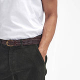Pantalon ajusté en velours côtelé extensible - Forêt - BARBOUR HOMME