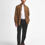 Pantalon ajusté en velours côtelé extensible - Forêt - BARBOUR HOMME