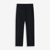 Pantalon capri ADRIAN GRACE & MILA marine à rayures – vue produit de dos
