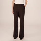 Pantalon de tailleur évasé Singer - Chocolat - GRACE & MILA
