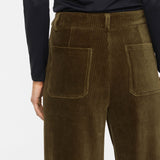 Pantalon VIKITA VILA Forest Night – détail des poches plaquées au dos