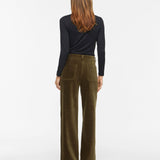 Pantalon large VIKITA VILA Forest Night – porté de dos