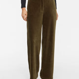 Pantalon large VIKITA VILA Forest Night – vue portée de face