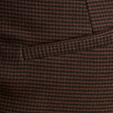 Pantalon de costume motif pied-de-puce - Camel - I.Code