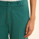 Pantalon de costume femme - Vert - I.Code