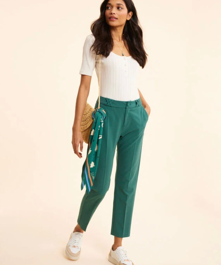Pantalon de costume femme - Vert - I.Code