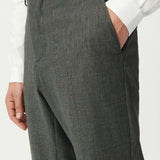 Pantalon de costume à motif carreaux  - Gris moyen - IKKS MEN
