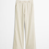 Pantalon de costume flare - Silky stone - MARC'O POLO FEMME
