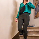 Pantalon de costume maille - Anthracite - I.Code