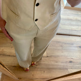 Pantalon de costume flare - Silky stone - MARC'O POLO FEMME