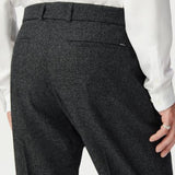 Pantalon de costume Tweed - Gris chiné foncé - IKKS MEN