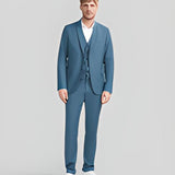 Pantalon de costume - Vert bleuté - IKKS MEN
