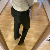 Pantalon de tailleur à micro-chevrons - Kaki foncé - IKKS WOMEN