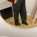 Pantalon de tailleur à rayures Stay - Anthracite - GRACE & MILA