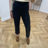Pantalon droit Pamela - Marine - LA PETITE ETOILE