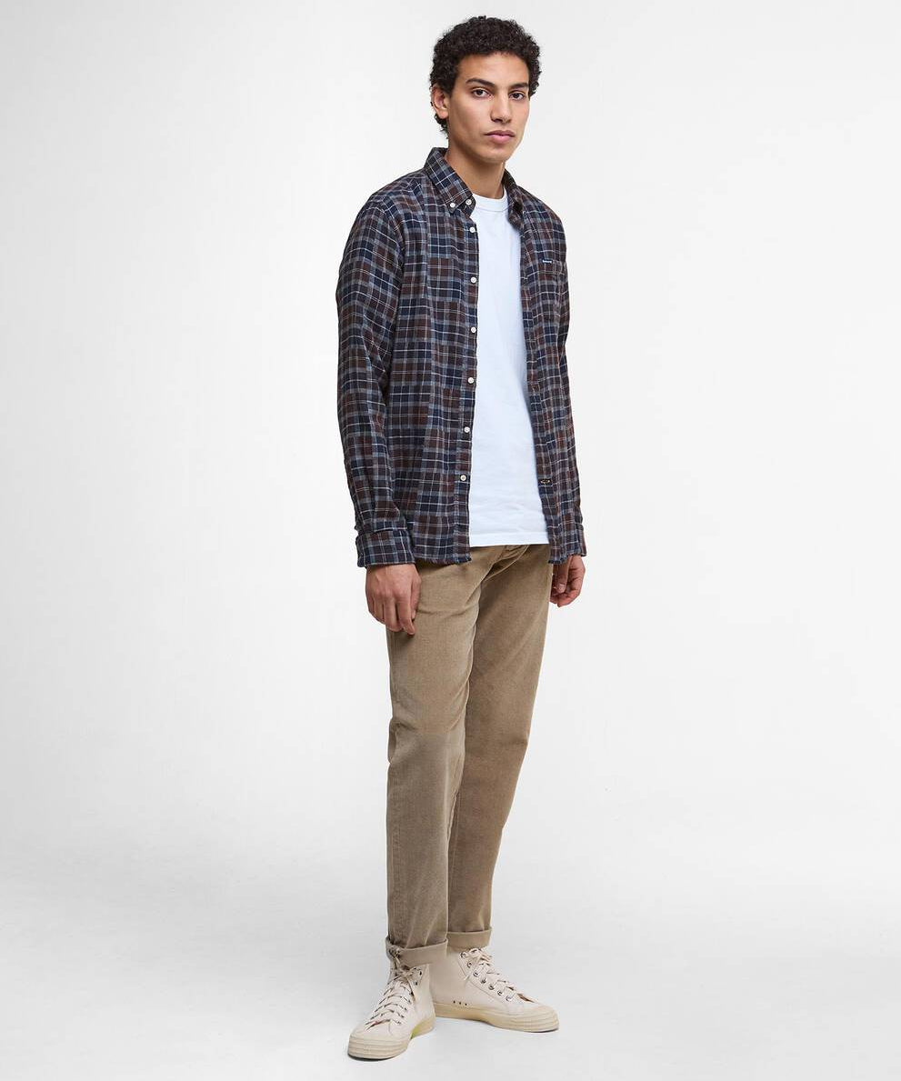 Stretch corduroy trousers - Washed Stone - BARBOUR MEN