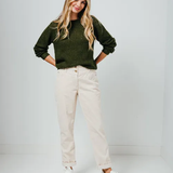 Pantalon en velours Eddy - Beige - C'EST BEAU LA VIE