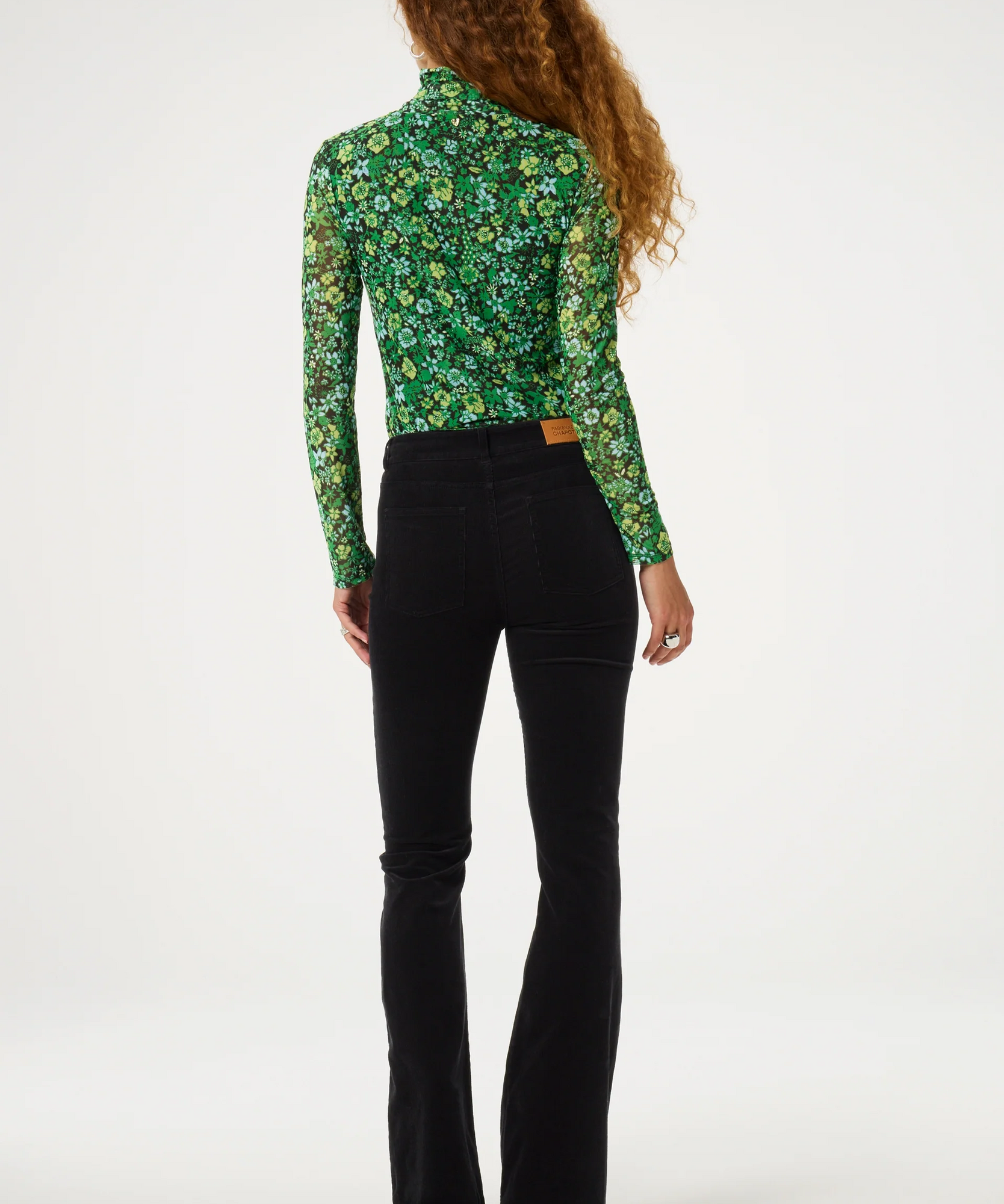 Pantalon évasé Eva - Noir - FABIENNE CHAPOT