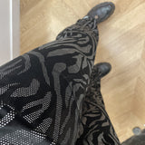 Pantalon fluide large imprimé zèbre Carmela - Noir - VILA