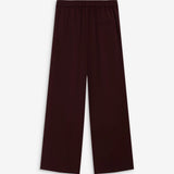 Pantalon large NOBLESSE GRACE & MILA aubergine – vue produit de dos