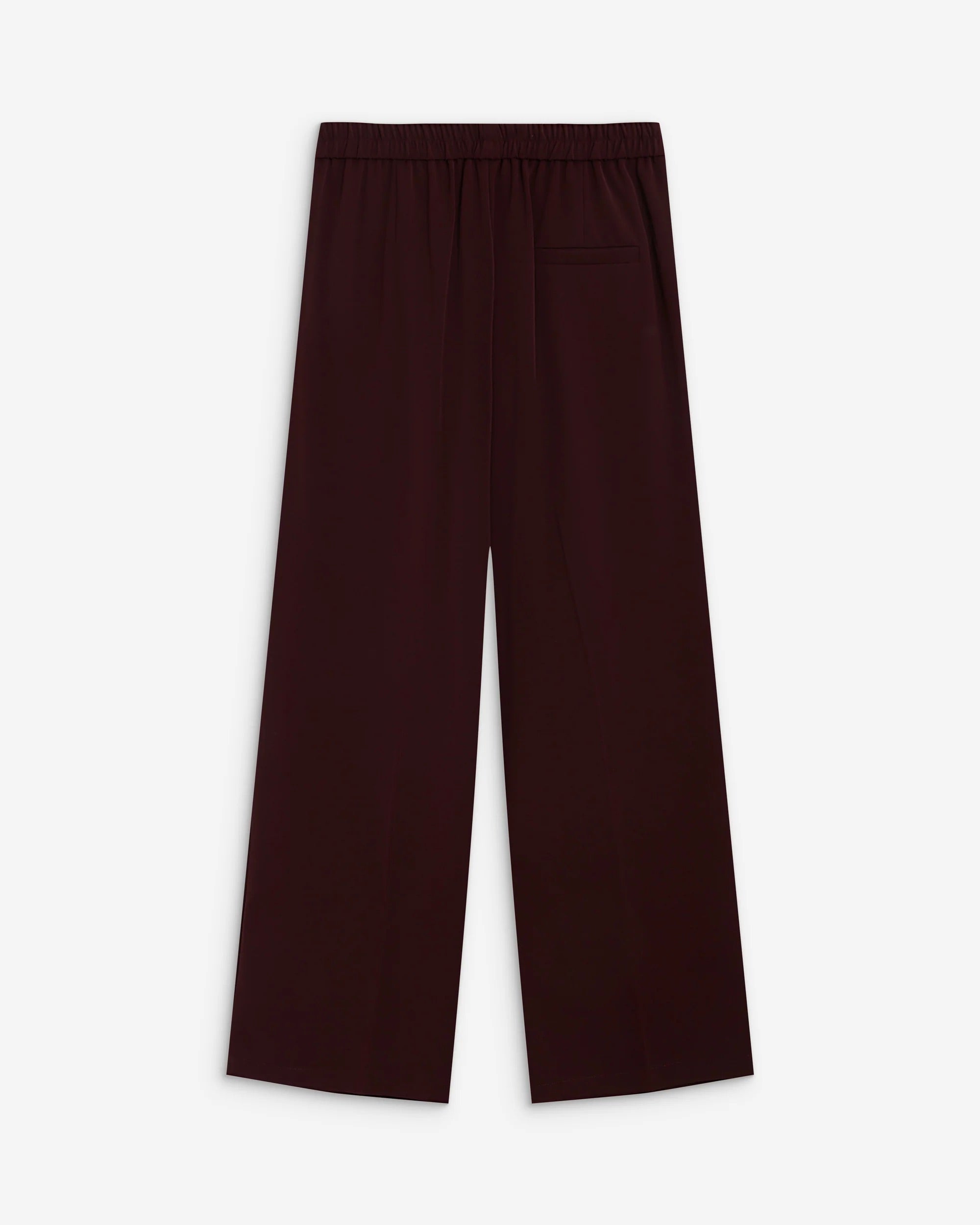 Pantalon large NOBLESSE GRACE & MILA aubergine – vue produit de dos