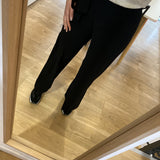Pantalon large avec ceinture nouée - Noir - IKKS WOMEN