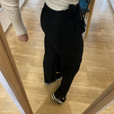 Pantalon large avec ceinture nouée - Noir - IKKS WOMEN